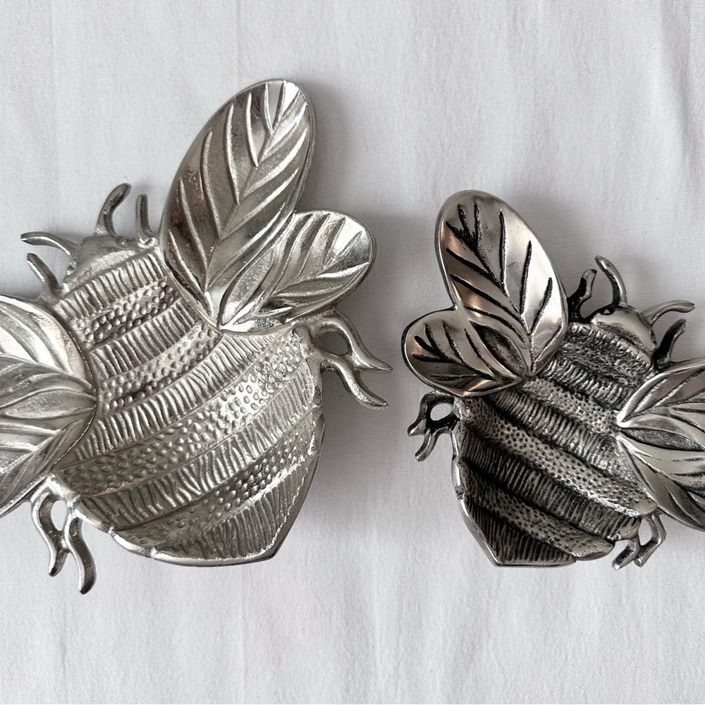 Silver Bumble Bee Trinket Dishes - Picture 7 of 9